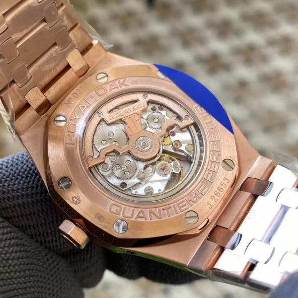 APS공장 오데마피게 로얄오크 퍼페츄얼 캘린더 청판 다이얼 RG 금통 41mm 26574