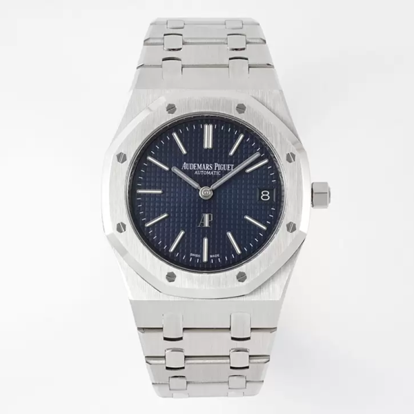ZF공장 오데마피게 로얄오크 점보 엑스트라씬 블루 다이얼 SS 브레이슬릿 39mm (50주년 기념) 16202