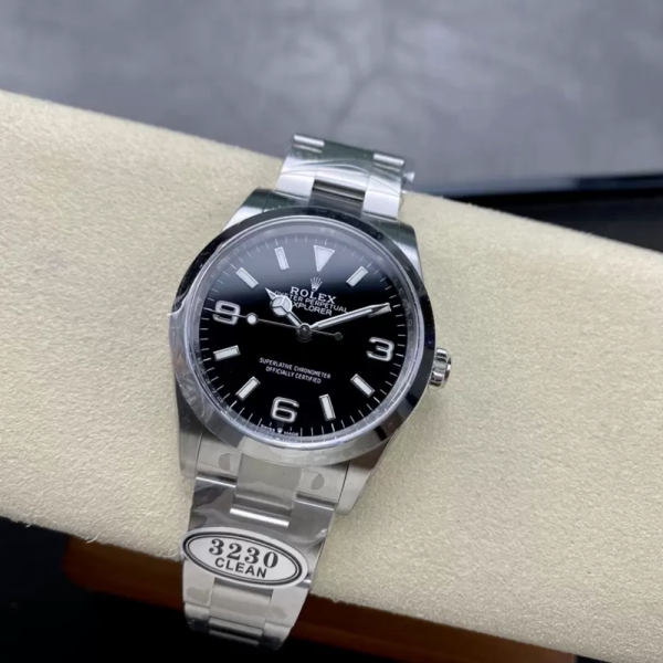 클린공장 롤렉스 익스플로러 검판 다이얼 SS 브레이슬릿 36mm 124270