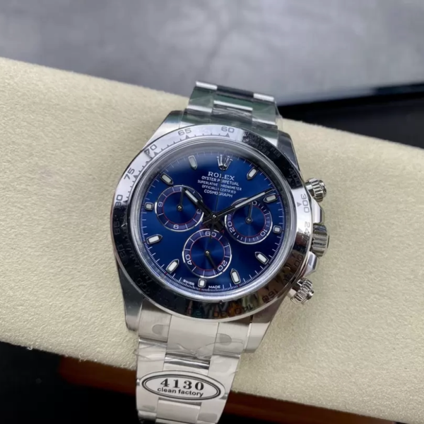 클린공장 롤렉스 데이토나 크로노그래프 청판 다이얼 바인덱스 SS 브레이슬릿 40mm 116509