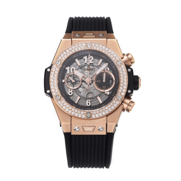 BBF공장 위블로 빅뱅 유니코 킹 골드 다이아 베젤 러버 스트랩 44mm 421.OX.1180.RX.1104