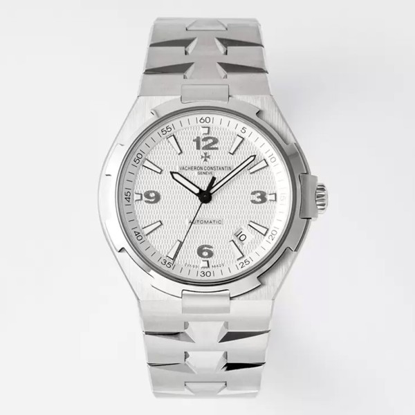 PPF공장 바쉐론 콘스탄틴 오버시즈 화이트 다이얼 스틸 SS 브레이슬릿 42mm 47040/B01A-9093