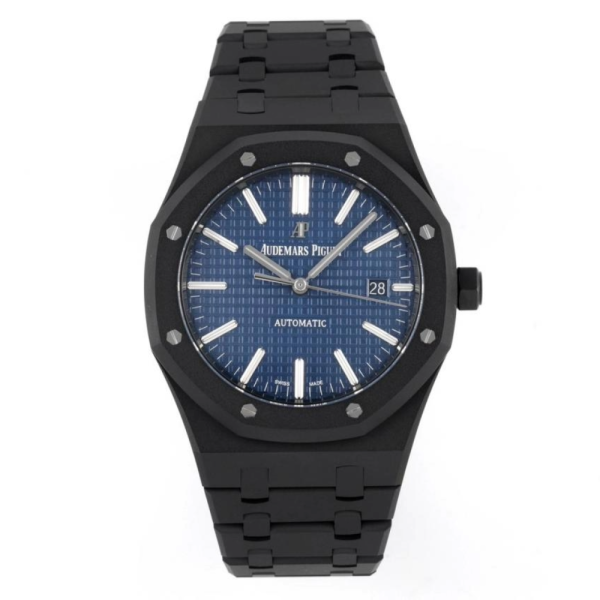 ZF공장 오데마피게 로얄오크 블루 텍스처 다이얼 DLC 브레이슬릿 41mm 15400ST