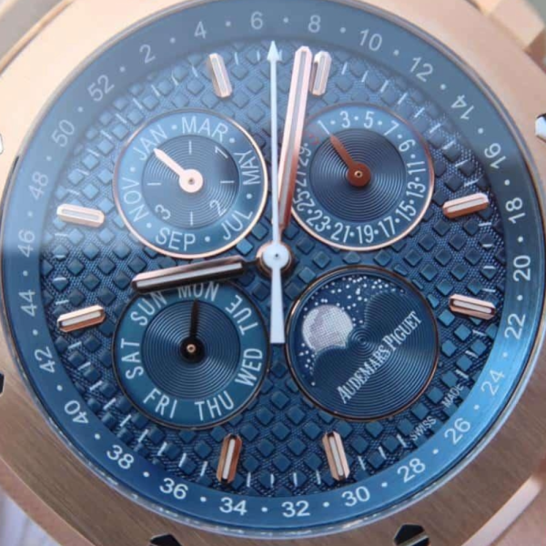 JF공장 오데마피게 로얄오크 퍼페츄얼 블루 다이얼 로즈골드 금통 41mm 26574ST