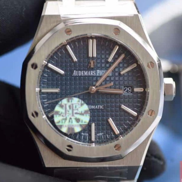 JF공장 오데마피게 로얄오크 블루 다이얼 스틸 SS 브레이슬릿 V5 41mm 15400ST