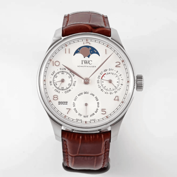 APS공장 IWC 포르투기저 퍼페츄얼 캘린더 상하이 스토어 스페셜 에디션 화이트 다이얼 44mm IW503307