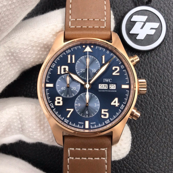 ZF공장 IWC 파일럿 크로노그래프 어린왕자 에디션 레더 스트랩 43mm IW377721