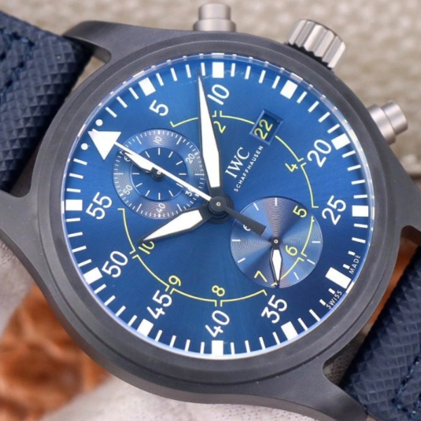 ZF공장 IWC 파일럿 크로노그래프 탑건 블루 엔젤 스페셜 에디션 44mm IW389008
