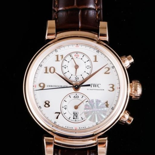 YL공장 IWC 라우레우스 스포츠 재단 한정판 스폐셜 에디션 로즈골드 레더 스트랩 42mm IW3934