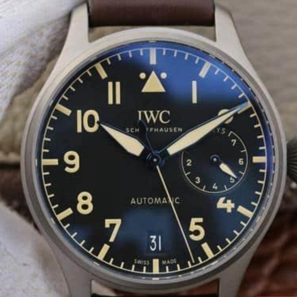 ZF공장 IWC 빅 파일럿 헤리티지 티타늄 레더 스트랩 46mm IW501004