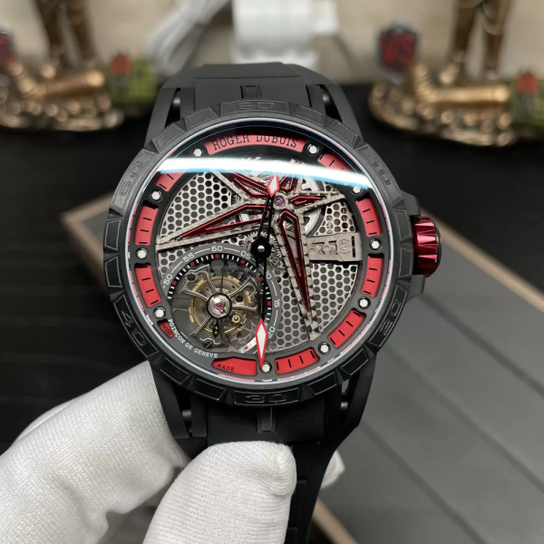 BBR공장 로저드뷔 엑스칼리버 싱글 플라잉 투르비옹 블랙 42mm RDDBEX0817