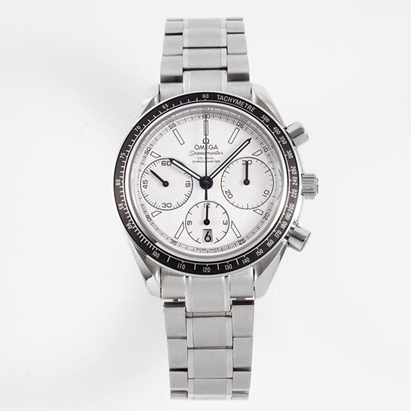 HR공장 오메가 스피드마스터 크로노그래프 화이트 다이얼 40mm 326.30.40.50.02.001