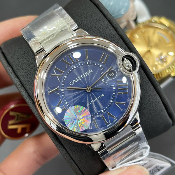 AF공장 발롱 블루 드 까르띠에 블루 다이얼 42mm WSBB0027