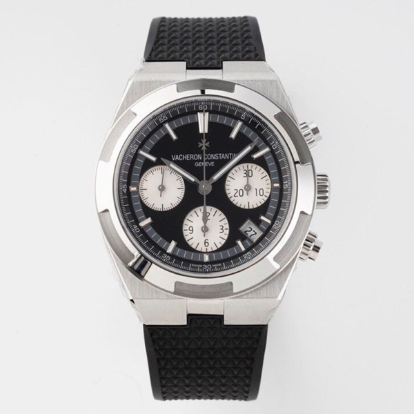 8F공장 바쉐론 콘스탄틴 오버시즈 크로노그래프 블랙 다이얼 42mm 5500V/110A-B481