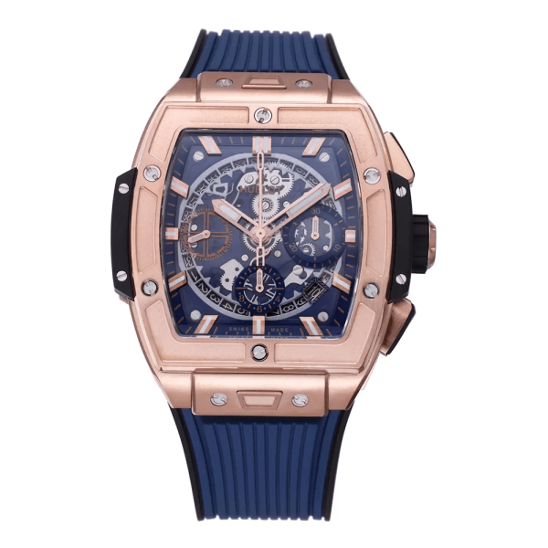 BBF공장 위블로 스피릿 오브 빅뱅 블루 티타늄 킹 골드 러버 스트랩 42mm 642.OX.7180.RX