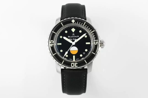 ZF공장 블랑팡 피프티 패덤즈 리미티드 에디션 캔버스 스트랩 40mm 5008-11B30-NABA