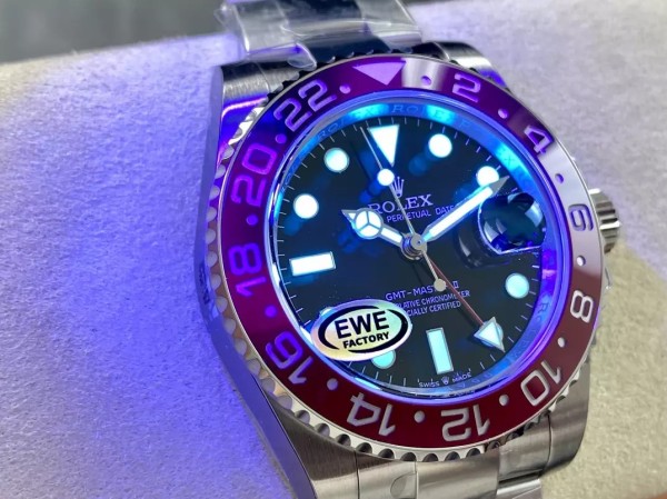 EWE공장 롤렉스 GMT 마스터2 펩시맨 오이스터 브레이슬릿 40mm 126710 BLRO