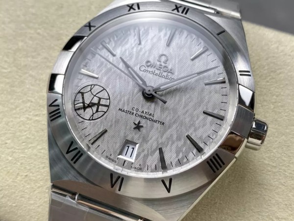 V+공장 오메가 컨스텔레이션 41mm 트윌 그레이 다이얼, SS 브레이슬릿