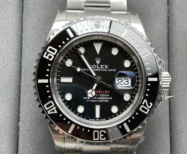 클린공장 롤렉스 씨드웰러 검판 다이얼 SS 브레이슬릿 43mm 126600