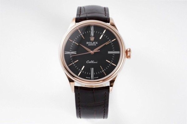KZ공장 롤렉스 셀리니 로즈골드 블랙 다이얼 39mm m50509-0017(정품급)