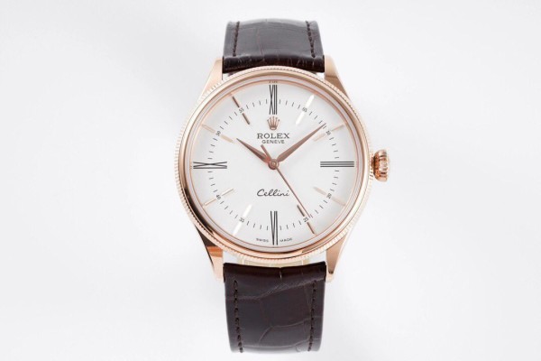 KZ공장 롤렉스 셀리니 로즈골드 화이트 다이얼 39mm m50505-0021(정품급)