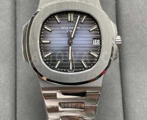 PPF공장 파텍필립 노틸러스 블루 텍스처 다이얼 SS 브레이슬릿 40mm 5711