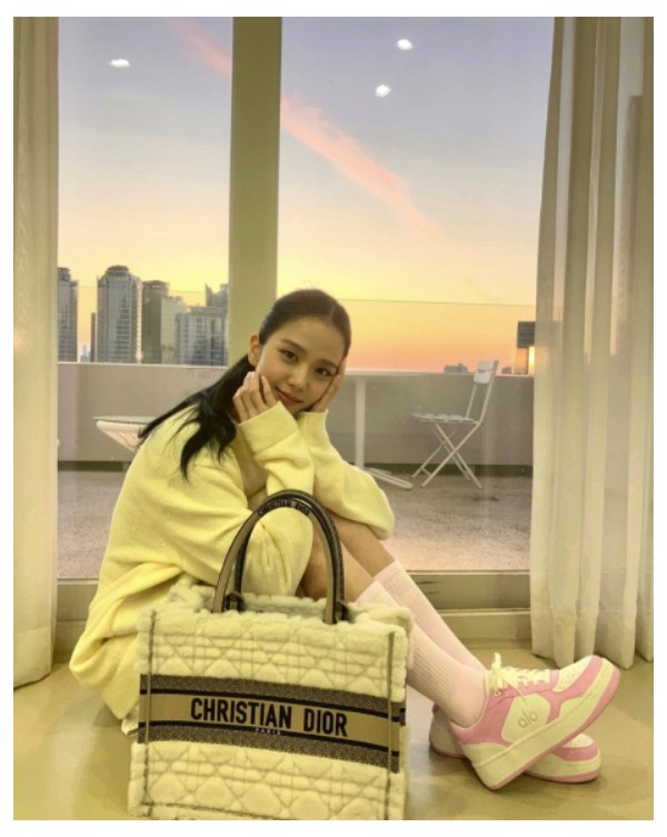 [지수 PICK] 디올 BOOK TOTE 아이스 까나쥬 시어링 미디엄 백