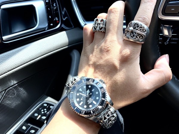 Chrome Hearts 크롬하츠 오발 크로스링
